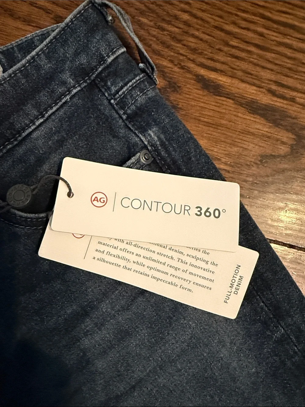 Ag Adriano Goldschmied Contour 360° Dark Blue Denim Jeans